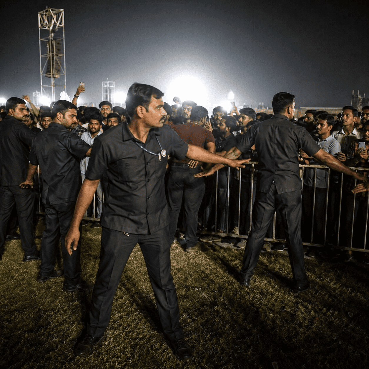 Crowd management at event